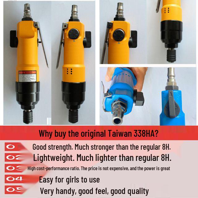 Industrial Pneumatic Screwdriver Air Tool for Woodworking & Decoration