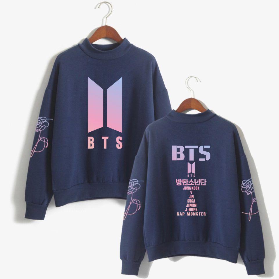 Bts Kpop In Bloom Sweater Unisex Jung Kook Hoodie Bangtan Boys Stylish Comfortable Cotton Blend
