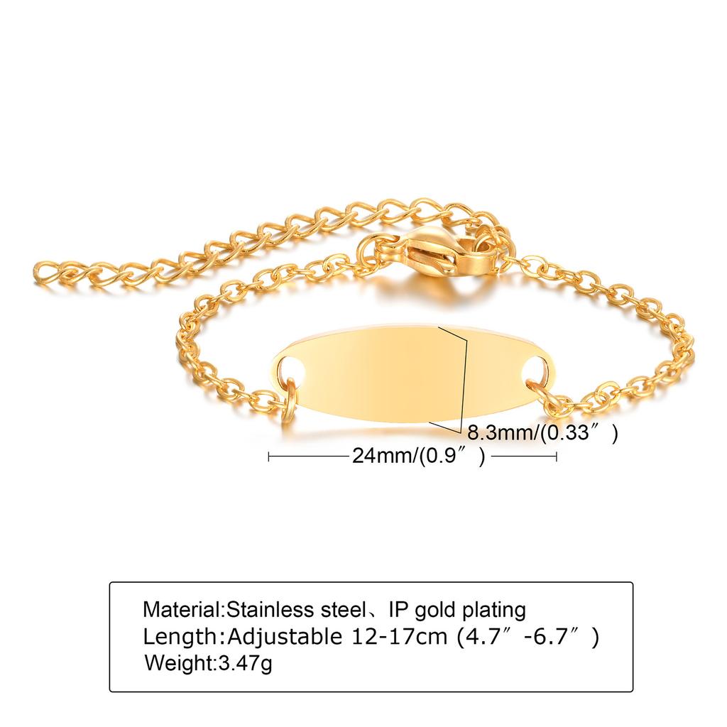 Personalized Butterfly Bracelet Name Customized for Gilrs Boy, Figaro Chain Link Wrist Jewelry Stainless Steel