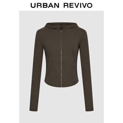 UR Women's Slim-Fit Hooded Short Jacket