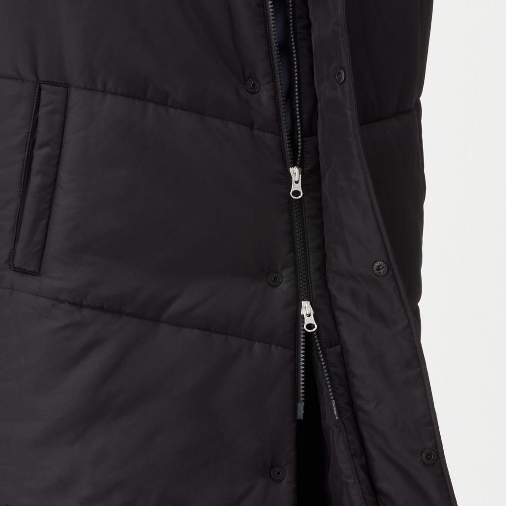 Bench Coat Soccer Cold Protection BK [New Balance] Men's (AMJ45403) (Black)