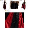 Mesmerizing Halloween Witch Vampire Long Skirt Stage Performance Outfit For Women