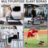 Wooden Slant Board, Portable Calf Stretcher, Adjustable 5 Incline Levels Stretch Board Support 500 lbs for Plantar Fasciitis Relief Therapy F
