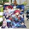 I Got Reincarnated As A Slime Anime Soft Plush Blanket,Flannel Blanket Throw Blanket for Living Room Bedroom Sofa Picnic Cover