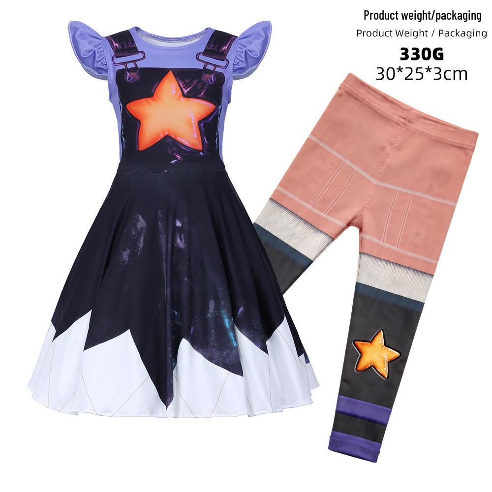 Poppy Playtime Lily Mädchenrock und Prinzessinnenkleid