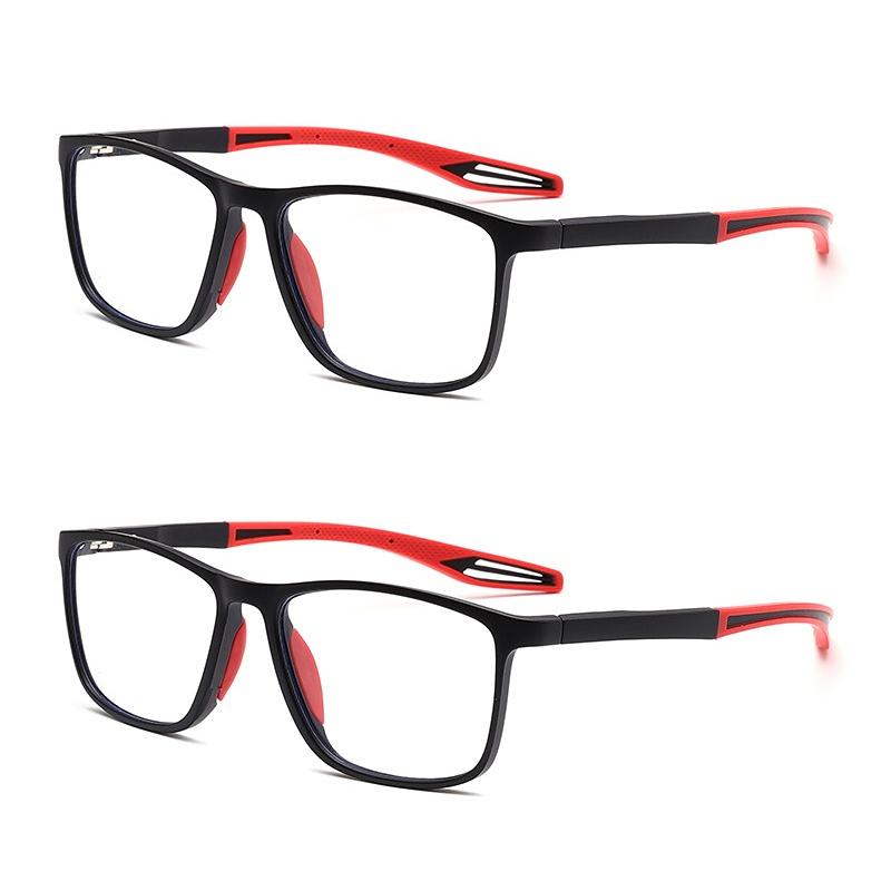 

2 шт. Очки для чтения для женщин и мужчин TR90 спортивные очки для пресбиопии с весенней оправой, синие очки для зрения от 0 до +4,0, ретро Gafas +200