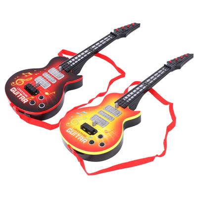 Music Electric Guitar 4 Strings Musical Instrument Educational Toy Kids Toy Gift