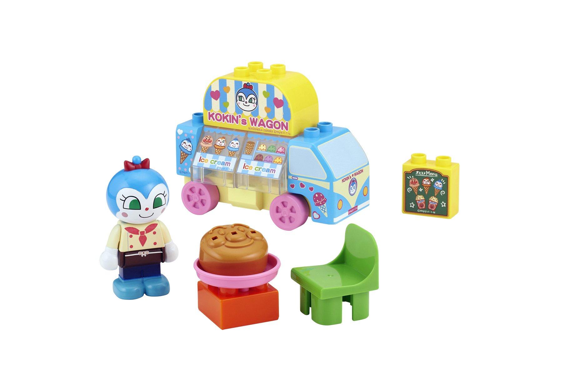 

Block Lab Anpanman Daisuki Kokin-chan s Food Wagon