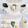 Nylon Pickleball Schläger Schultertasche Große Kapazität mit Schuhfach Pickleball Schläger Rucksack Verstellbarer Gurt Wasserdicht