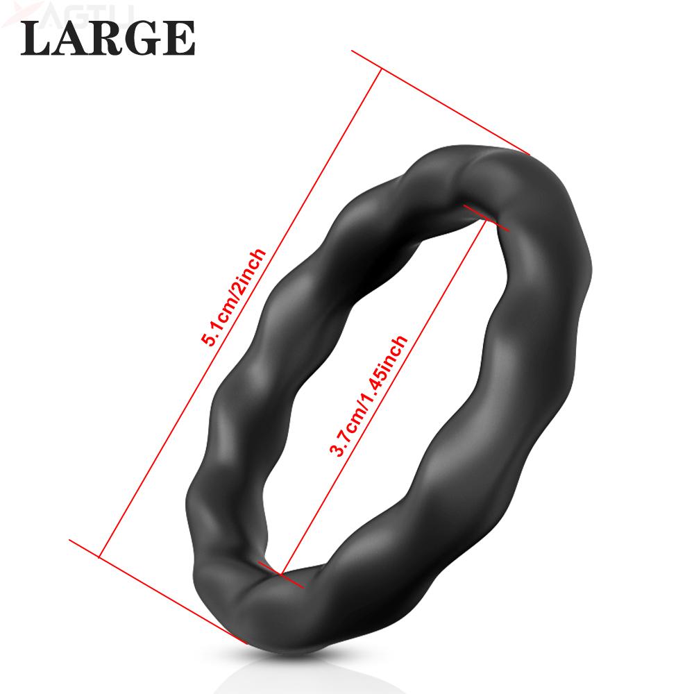 Penis Ring For Men Silicone Cock Ring Sex Toys For Man Delay Ejaculation Stronger Erection Adult Goods Erotic Toys For Couple 18