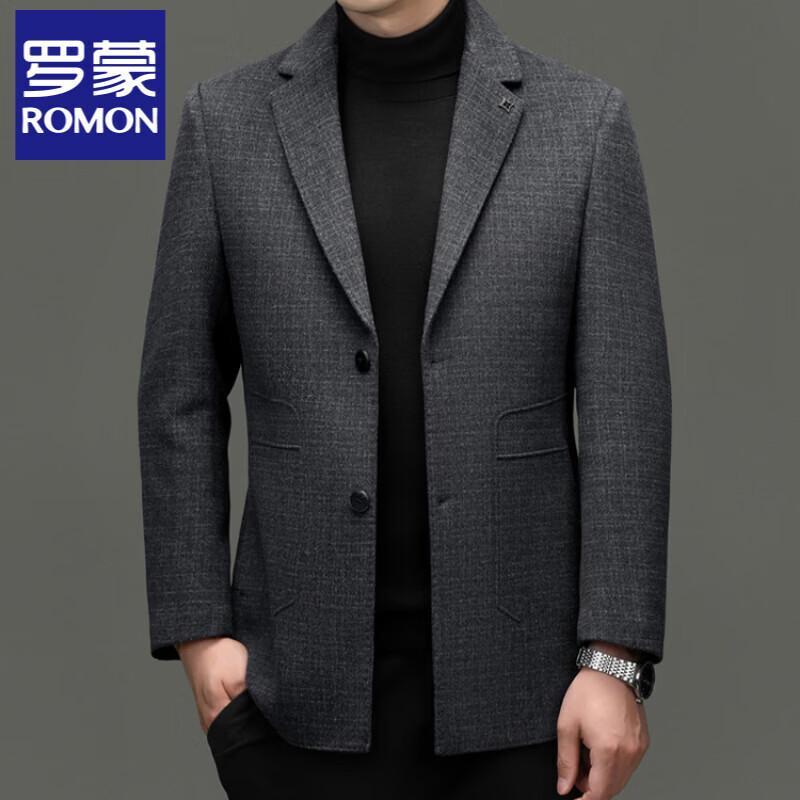 

Luo Meng Men s Winter Double-Faced Wool Coat XL