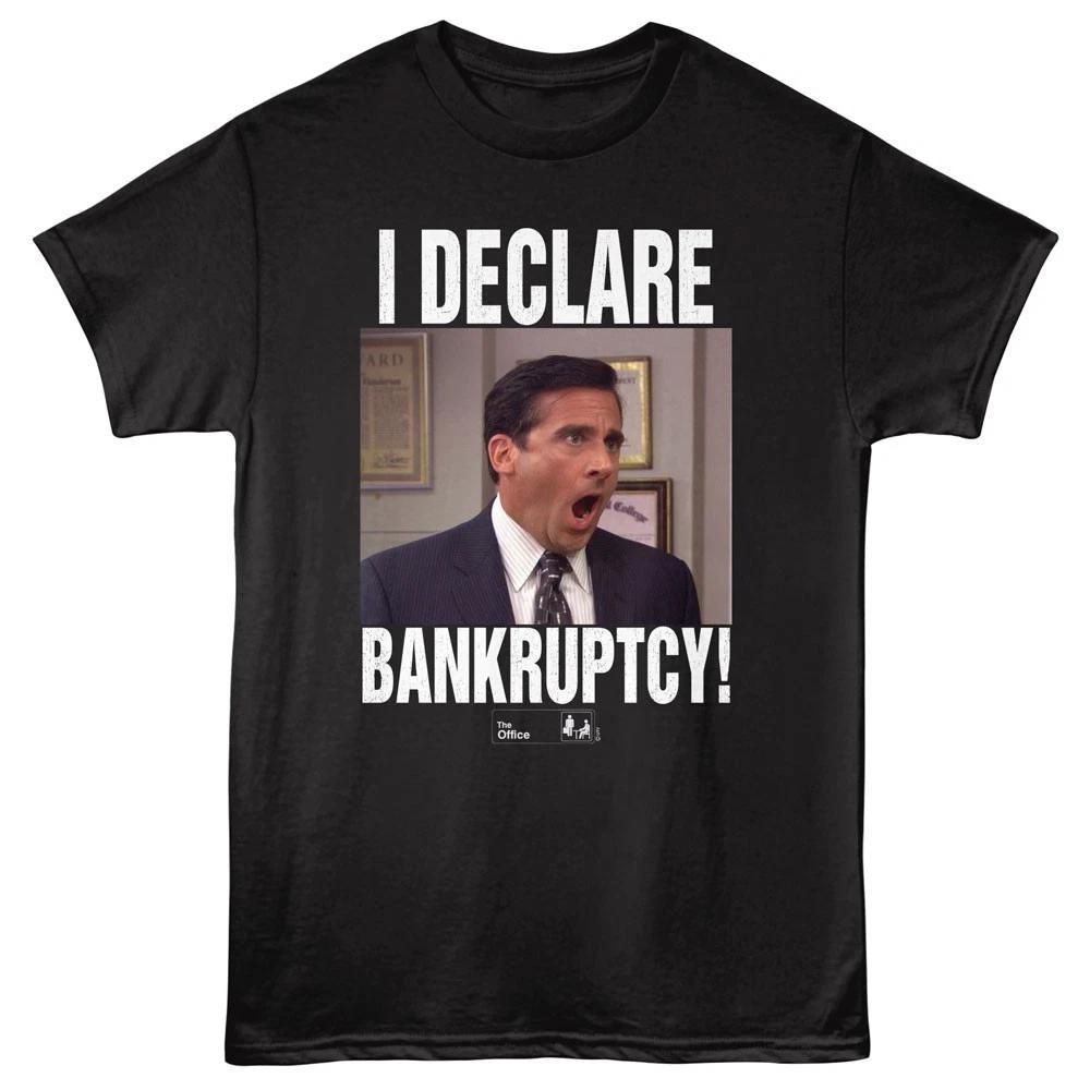 The Office TV Show Michael I Declare Bankruptcy Men s T shirt 3XL
