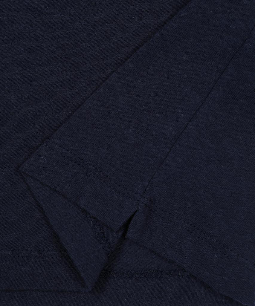 PANICALE Linen Blend Collared T-Shirt 2 Colors