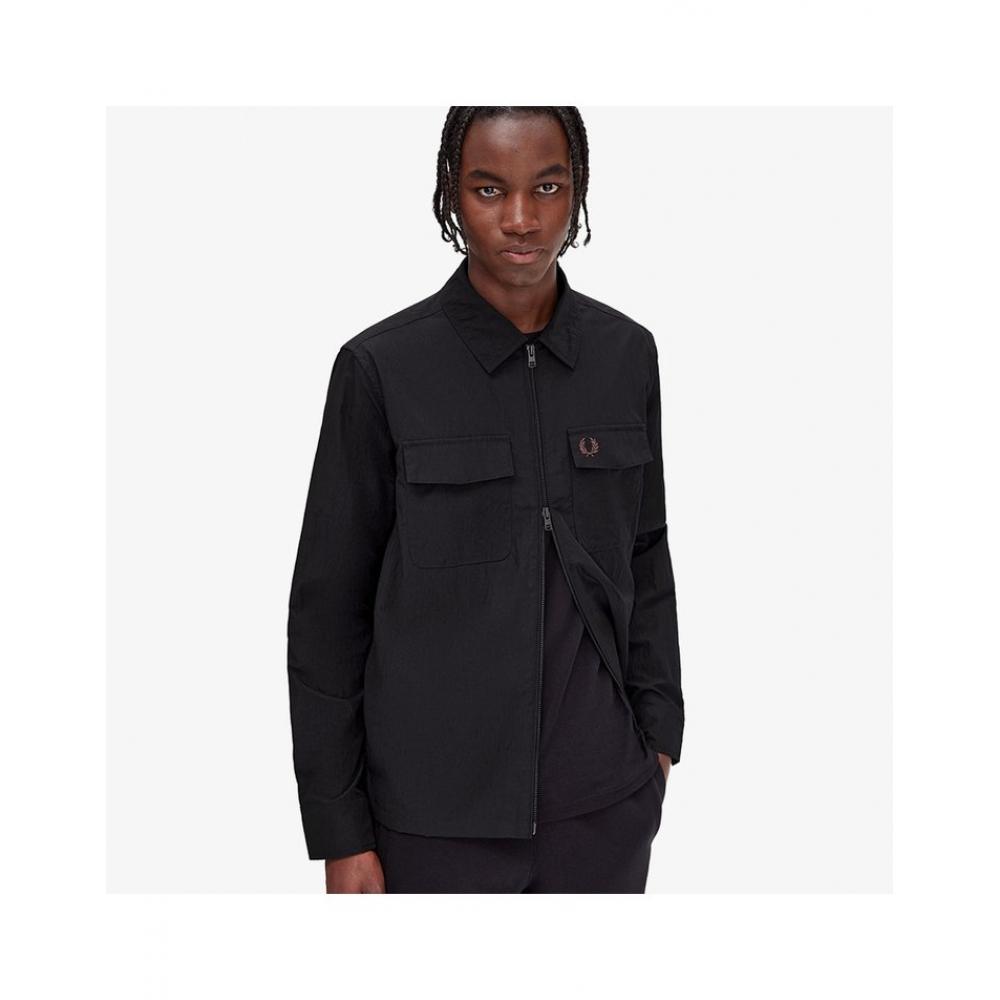 Fred Perry Two Way Zip Overshirt  102  Afpm2415684 102