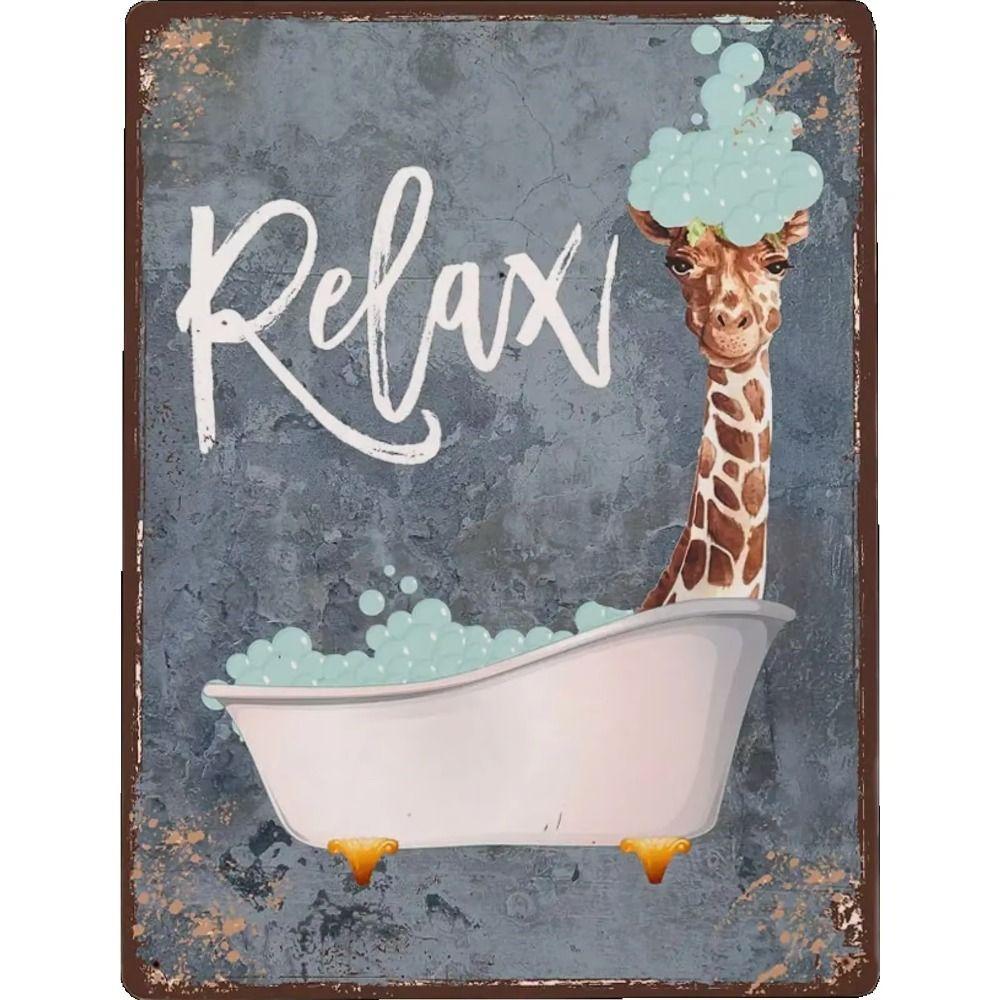 Vintage Metal Sign 20x30cm Retro Wall Art Decor