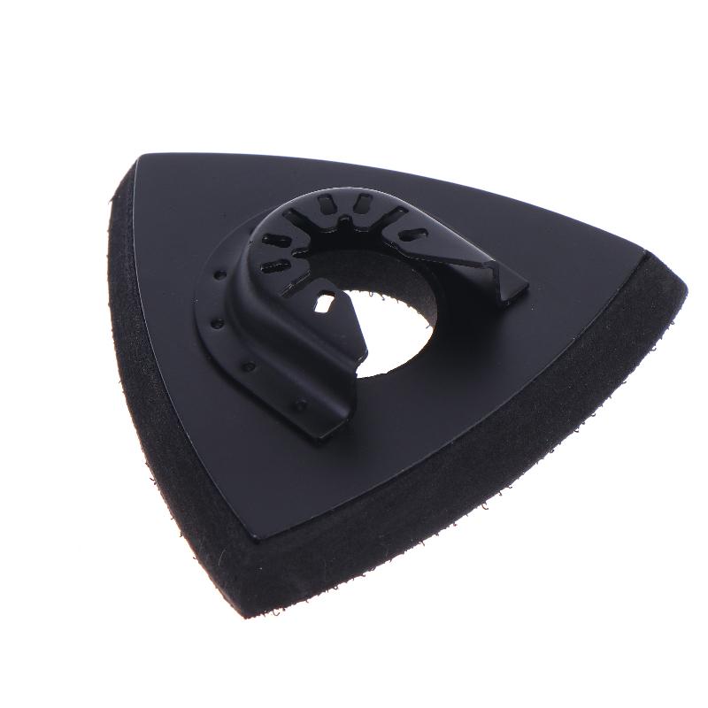 1 Stück 80/90/93 mm Klettverschluss Schnellwechsel-Oszillierende Schleifpapier-Löser Multi-Tool Klingen Oszillierendes Werkzeug Dreieckige Schleifpads