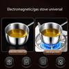 300ml/500ml Mini Butter Warmer Stainless Steel Oil Pouring Spoon Practical Mini Cooking Pot  Milk
