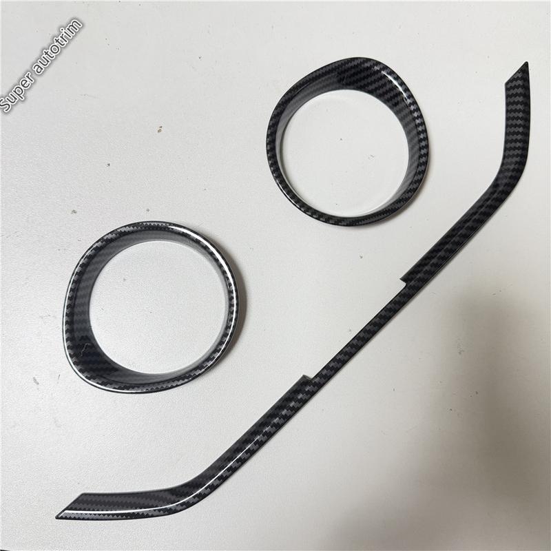 Central Control AC Air Conditioning Warning Light Lamp Strip Cover Trim ABS Accessories For Kia Forte / Cerato / K3 -
