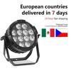 12x18w Battery Light 6in1 Battery LED Flat Par Wireless DMX Remote Control Lights For Outdoors Home Party Disco Wedding Show