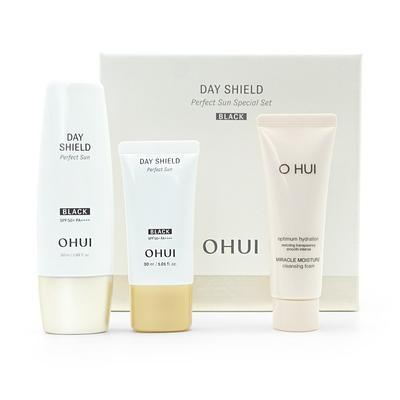 O HUI Day Shield Perfect Sun Black 2-piece Special Set