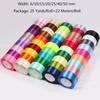 (25 Yards/roll) Single Face Satin Ribbon DIY Bow Craft Decor Wedding Party Decor Gift Wrapping Ribbon (6/10/15/20/25/40/50mm)