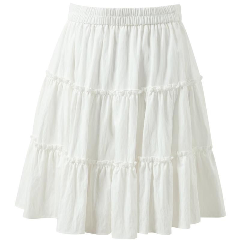 San Cai Plus Size Sweet A-Line Short Skirt M