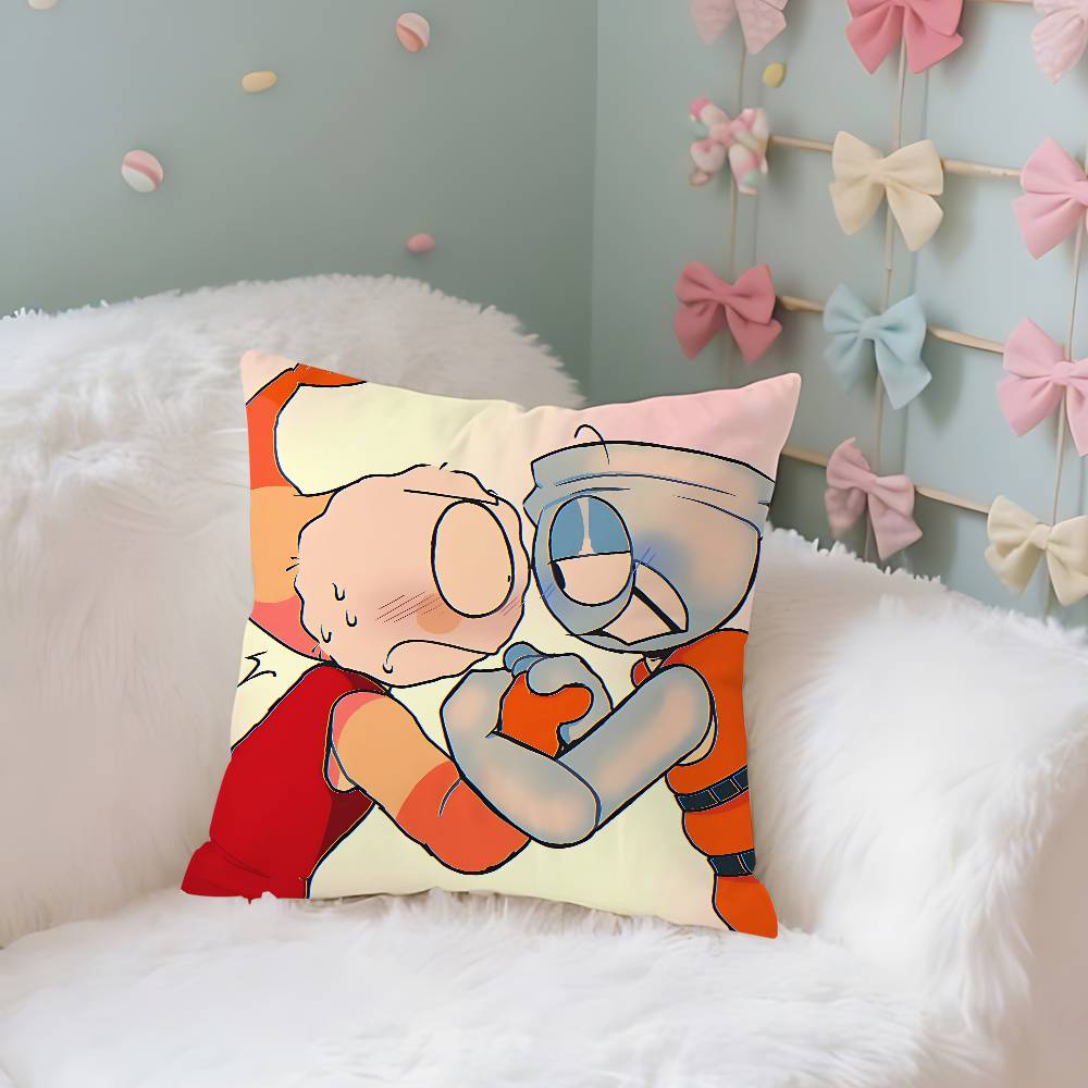 Cosmo Vee Case Plush Fabric Soft Pillowcase Double Sided Print Cushion Cover Household Gifts