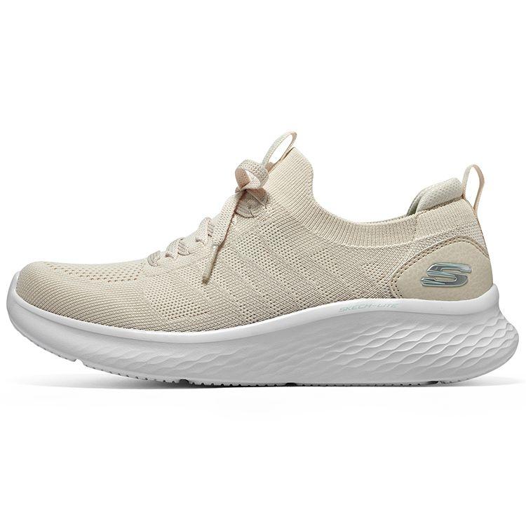 Skechers Skech-Lite Pro Women Off White Low Top Casual Shoes Comfortable 149769-NAT 36.5