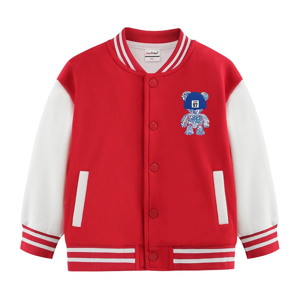 Neue amerikanische Baseballjacke für Jungen (Frühling & Herbst 2026)