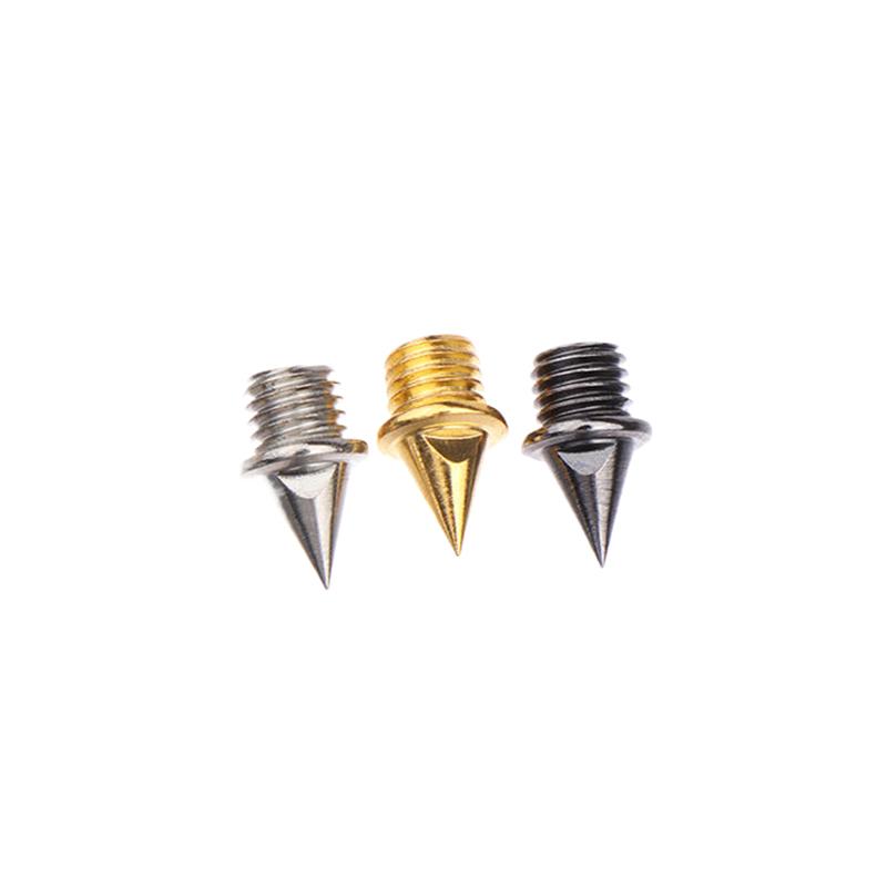 12Pcs Track Field Needle Silver/Gold/Black Camping Running Shoe Spikes Track Field Needle Outdoor Tools Replacements Parts