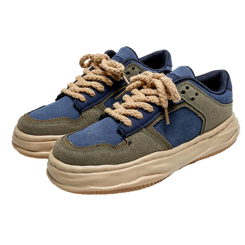 

Fashion Thick soled Men s casual shoes Youth trendy design styles Outdoor Street Walking Leisure Party couple fashion shoes 44 зелёный