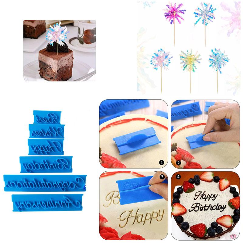 Kreative Kuchendeko für Partydekorationen Wiederverwendbare Cupcake-Picks für Geburtstag Hochzeit Babyparty und festliche Feiern