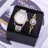 Couple's Waterproof Quartz Wristwatch Set for Men and Women