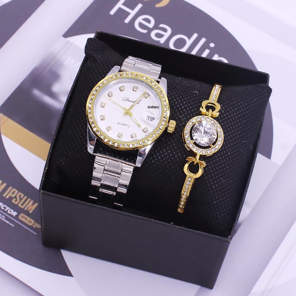 Couple's Waterproof Quartz Wristwatch Set for Men and Women