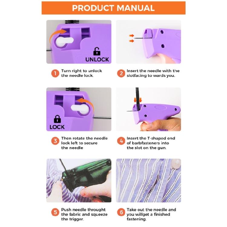 Portable Quick Clothing Fixer Sewing Helper Multipurpose Hand Stitching Machine For Clothing Mending Sewing Craft