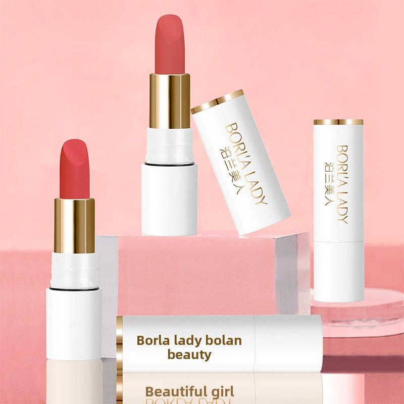 Lehká matná rtěnka odolná proti otiskům pro studenty, bělící a dlouhotrvající