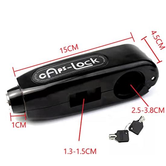 JiangMuXin Bremshebel Lenker Motorrad Schaltung Bremse Verbesserte Bremse Einfach Schwarz Schloss, Schloss, Schloss, Schloss, Sicherheit, Stopper, Diebstahlsicherung, Installation,