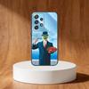 Custodia per Telefono Estetica Artistica Rene Magritte Per Samsung S25,S24,S21,S22,S23,S30,Ultra,S20,Plus,Fe,Note,10,9,5G Copertina Nera