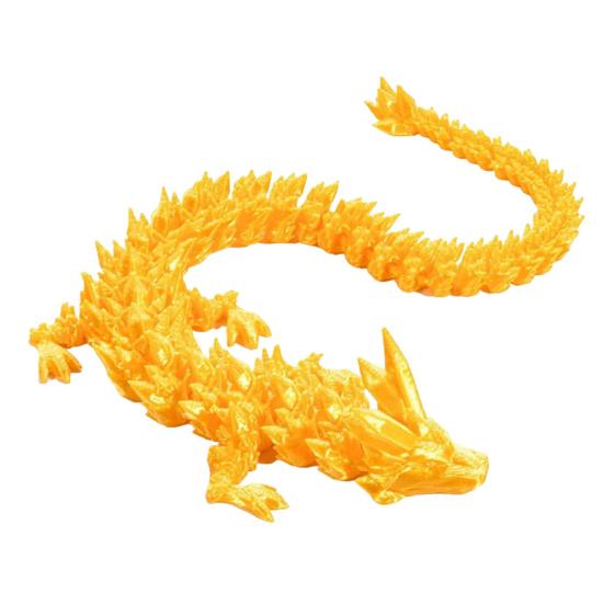 3D-gedruckte chinesische Drachenfigur, bewegliche Gelenke, Loong-Figur, artikuliertes fliegendes Drachenmodell, Zappelspielzeug, Desktop-Dekoration, Ornament