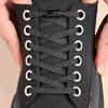 No Tie Elastic Shoelaces Pearl Light Colorful Shoelaces Flat Design Shoelace for Kids Adults Sneakers Shoe Accessories Polyester