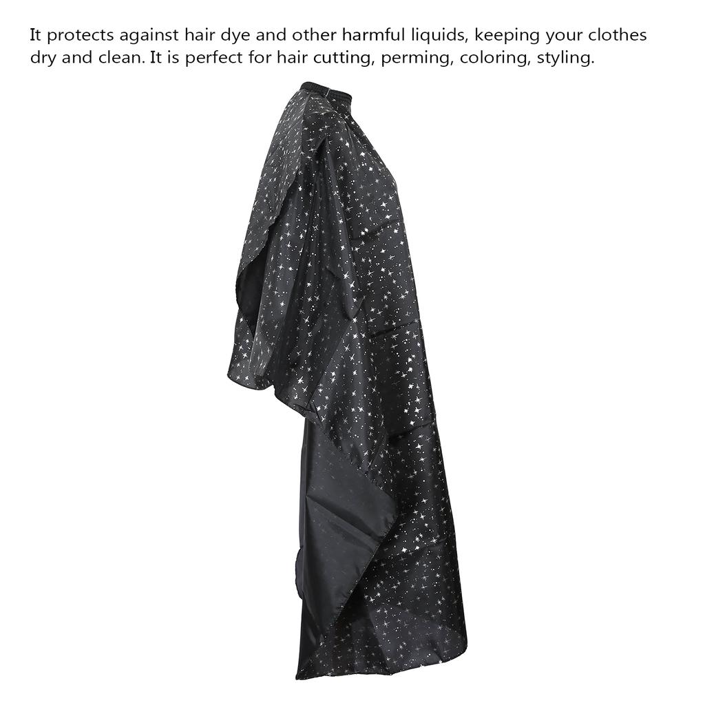 Hair Salon Cutting Cape Haircut Cloth Apron Nylon Waterproof Cape with Snap Closure