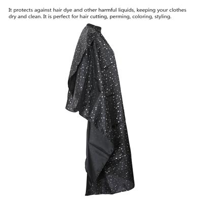 Hair Salon Cutting Cape Haircut Cloth Apron Nylon Waterproof Cape with Snap Closure