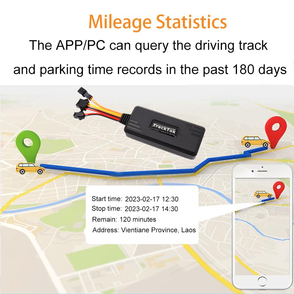 New 4G GT06 Protocol Multifunctional Car GPS Locator, Anti-Theft One-Click Lock, APP Smart Positioning