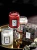 Elegant Embossed Glass Candle Set - Smokeless Soy Wax Aromatherapy for Home