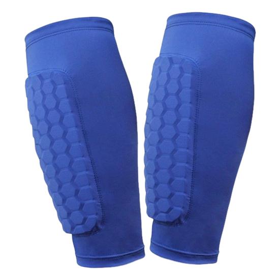 Soccer Shin Guards for Kids Youth Adult Calf Compression Sleeve with Honeycomb Pads Protective Gear for Football Soccer