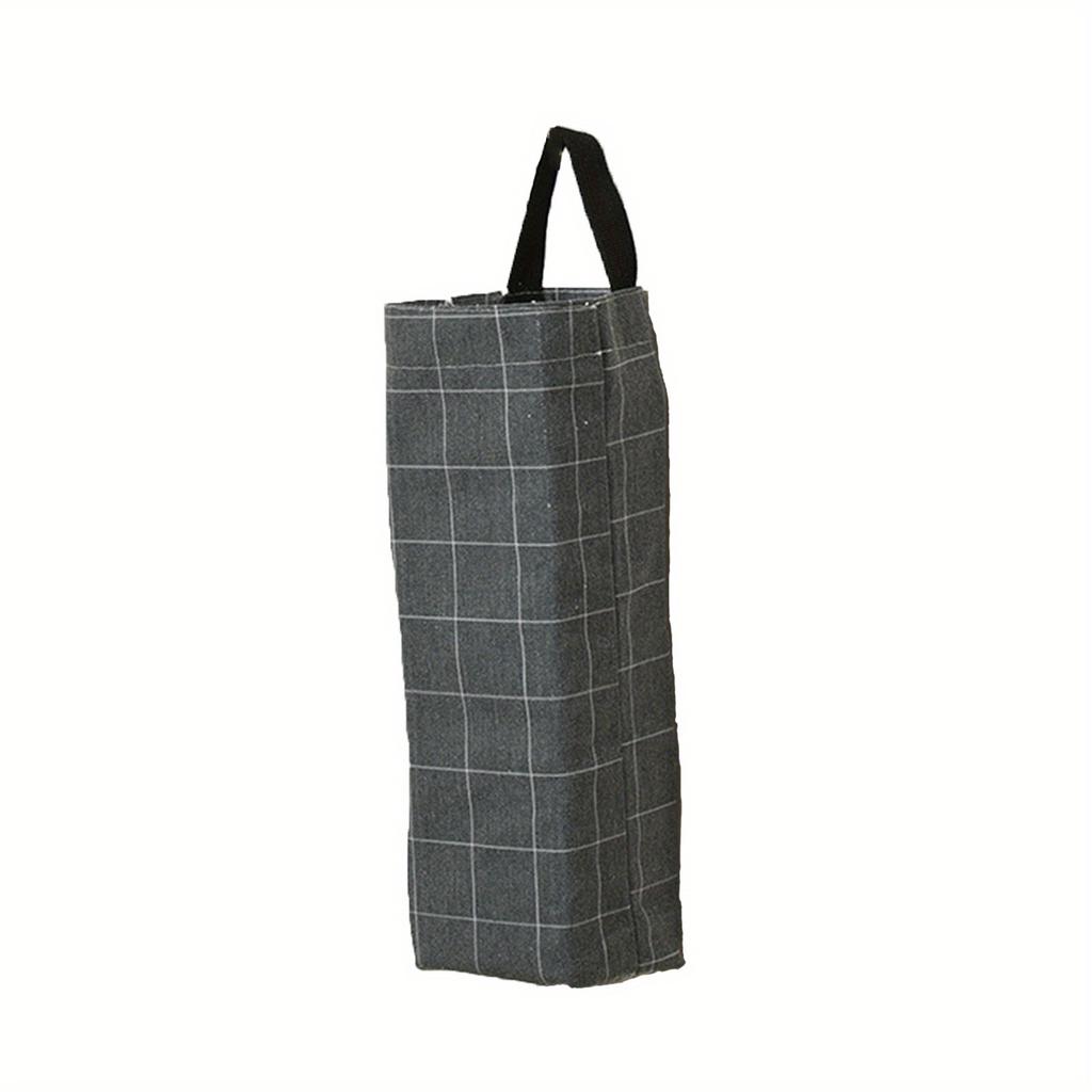 Plastic Bag Holder, Grocery Bag Holder Trash Bags Holder Organizer Cloth Hanging Storage Dispensers Breathable Cloth Garbage Bag