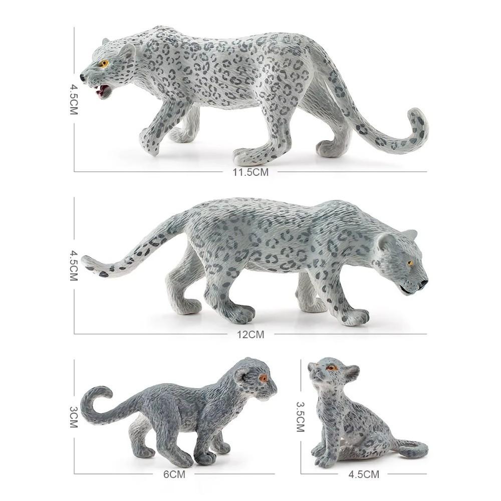 PVC Material Wild Animals Model Static Model Animal Figurine Leopard Model Children Cognitive