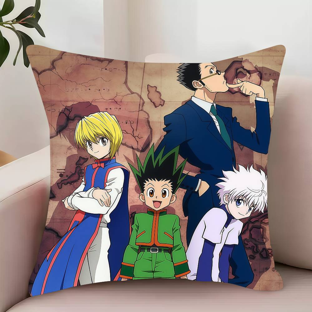 MINISO H-HUNTER X HUNTER  Pillow Case Decor Protective Covers Comfortable soft for Sofa Living Room Home office