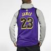 Nike NBA Los Angeles Lakers LeBron James City Fan Edition Jersey Purple Men Streetwear AJ4618-510