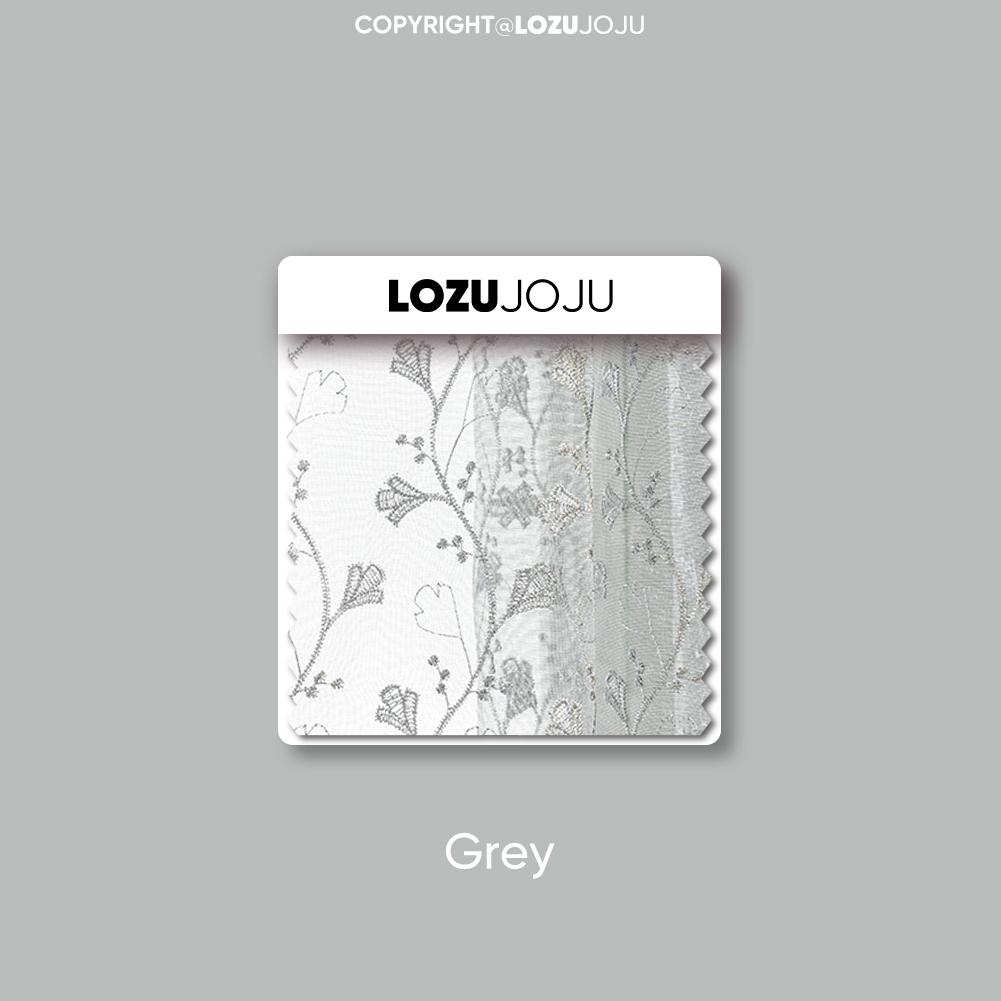

1 шт. LOZUJOJU современный художественный роскошный оконный тюль с вышитыми листьями гинкго, прозрачная занавеска для гостиной, спальни, окна, домашнего декора 200x260cm серый